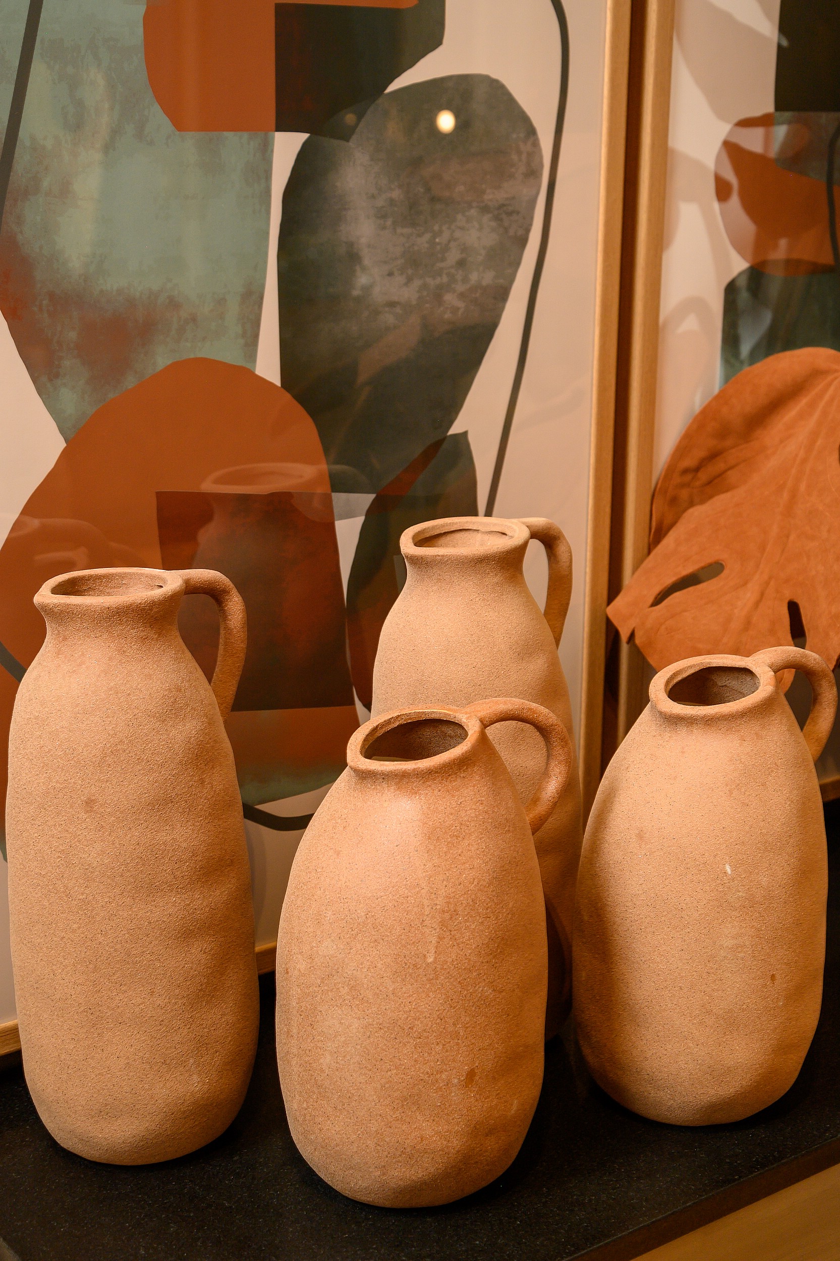 Vaso de cerâmica estilo jarro Terracota P