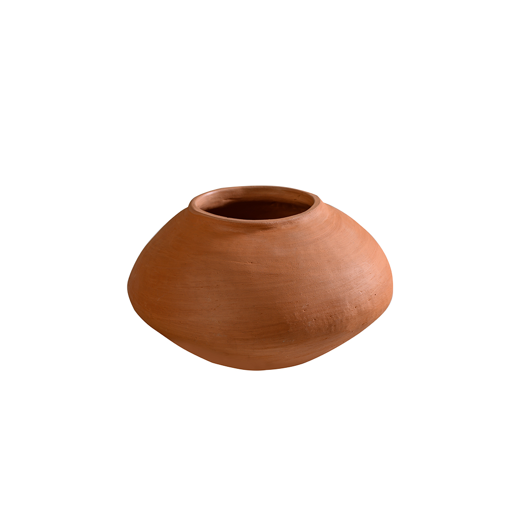 Vaso de cerâmica Tera baixo